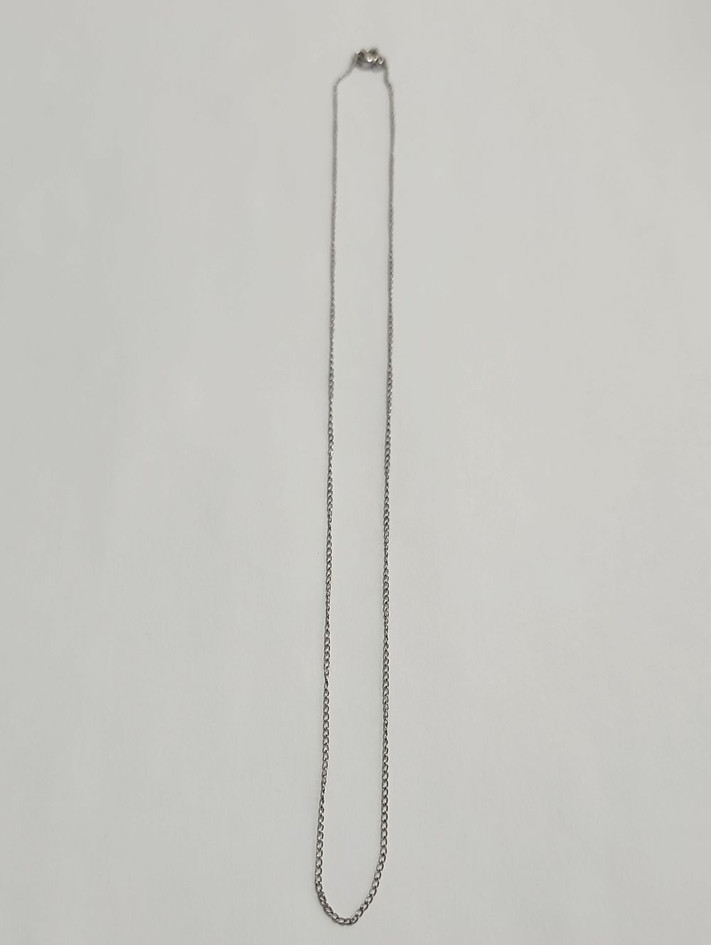 Sterling Silver Plated Chain Necklace 15"